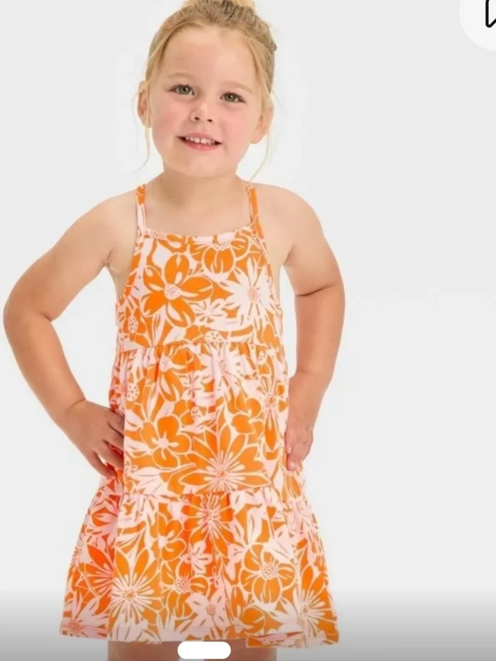 Cat & Jack Floral Swing Dress- 5T